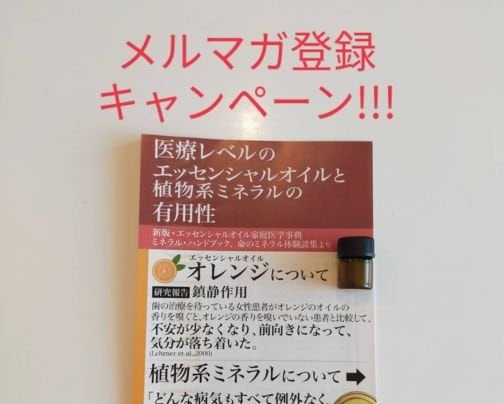 メルマガ登録キャンペーン!!!〜12月31日まで〜