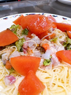 完熟トマトのジュレシャーベット終了間近！