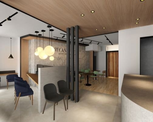 2023.11.13.当社設計のモスバーガーJR福島駅前店様がリニューアルOPEN！