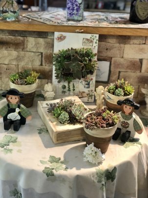 4月の寄せ植え教室🌱