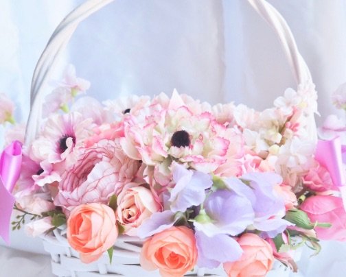 バスケットブーケまもなく販売開始します！！！