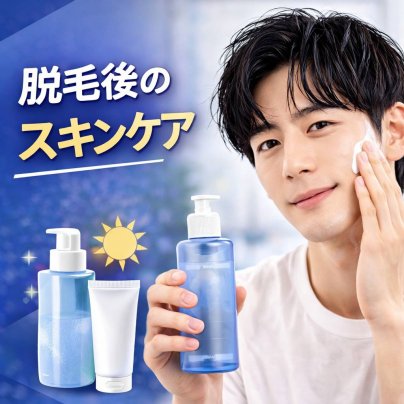 脱毛後に絶対やるべきスキンケア