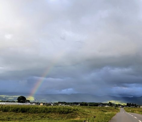 富士見セミナー帰り、ご褒美いただきました🌈