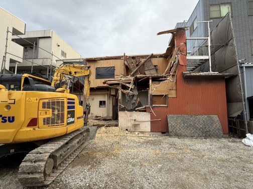 解体工事を行いました！
