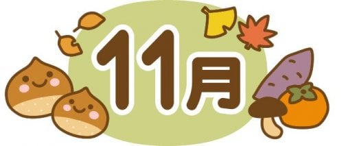 11月の定休日のご案内
