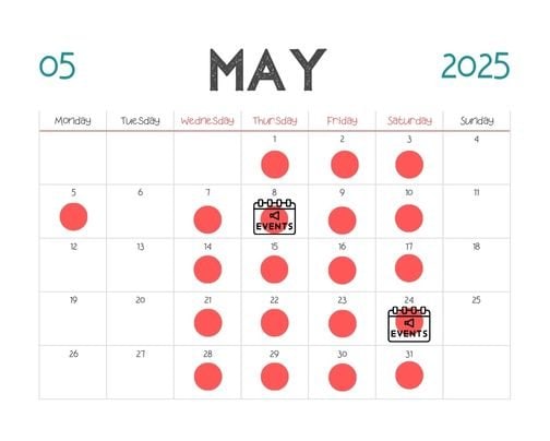 5月の営業日のご案内