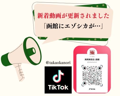 新たな動画を更新しました！「高岡海苔店ニュース」函館高岡海苔店