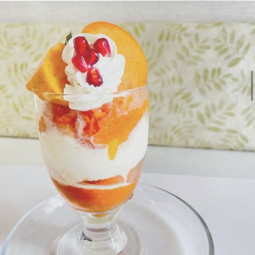 柿パフェ（季節がわりのパフェ）