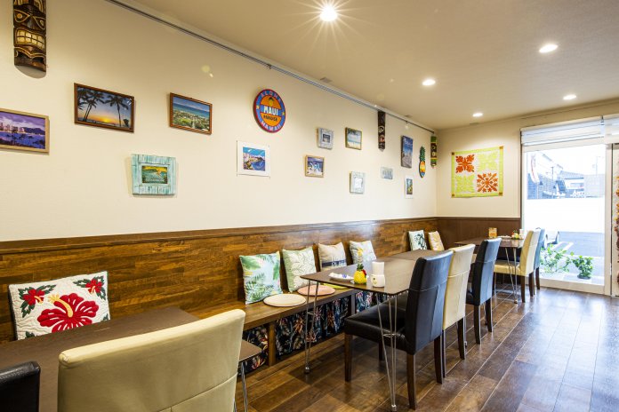 ハワイアンカフェ愛知　オノハワイアンの店内