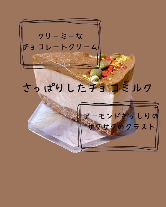 チョコミルクケーキ