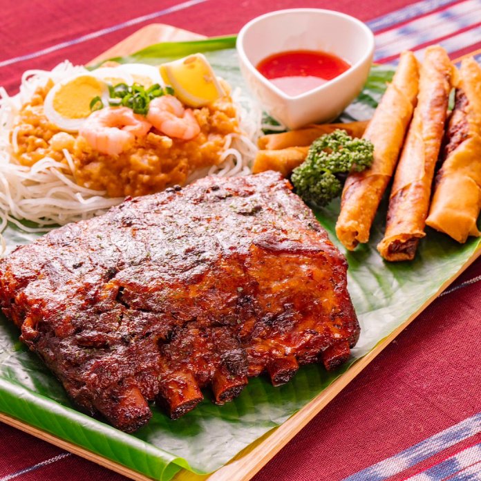 サラリップリブスとルンピアシャンハイ