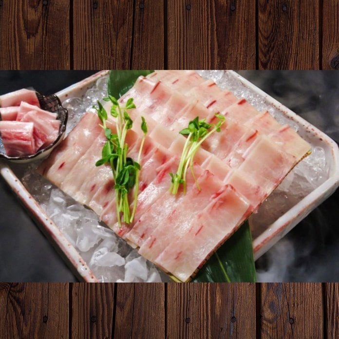 鮪しゃぶしゃぶさざ波盛り