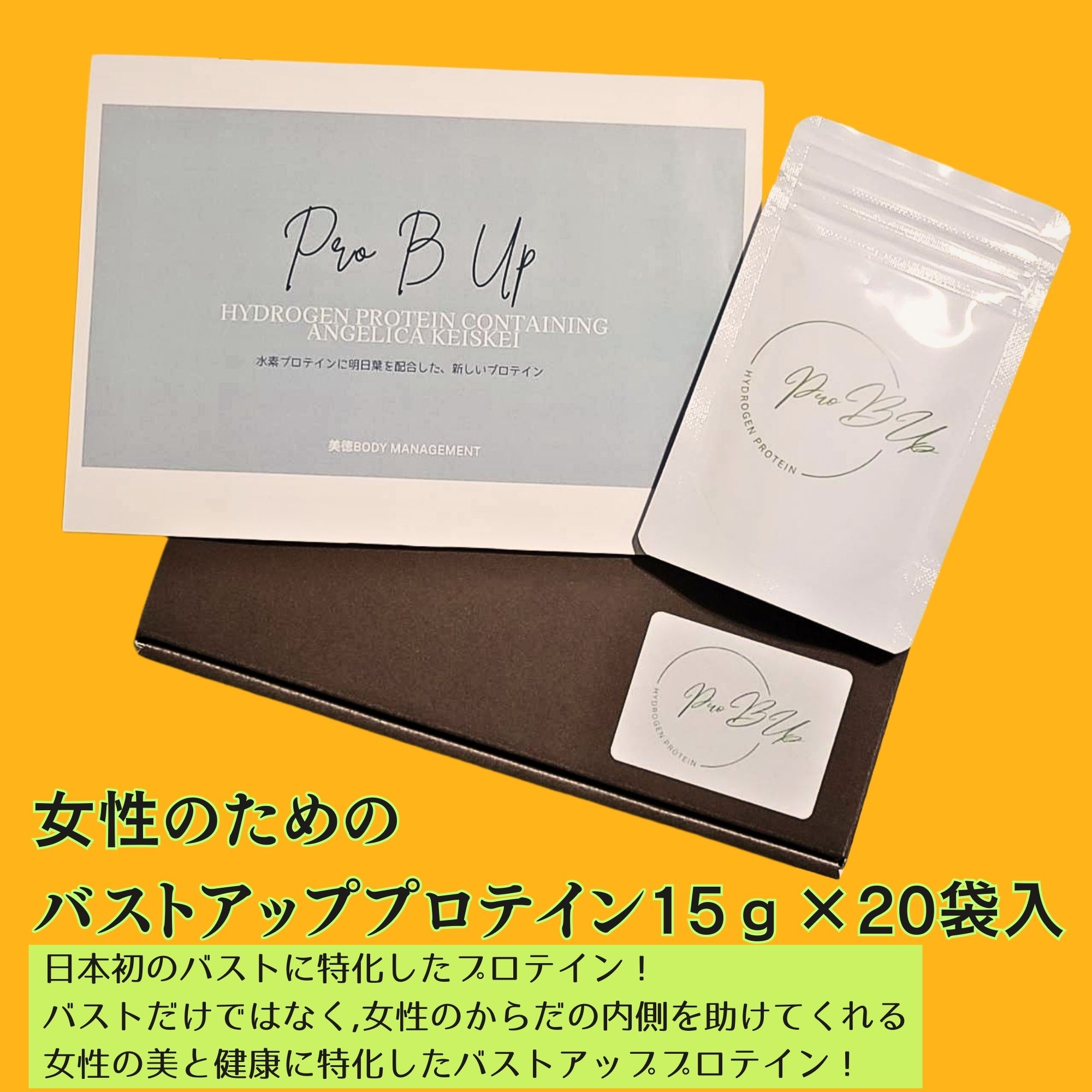 小分けタイプ]バストアッププロテインPro B Up（プロビーアップ）15g