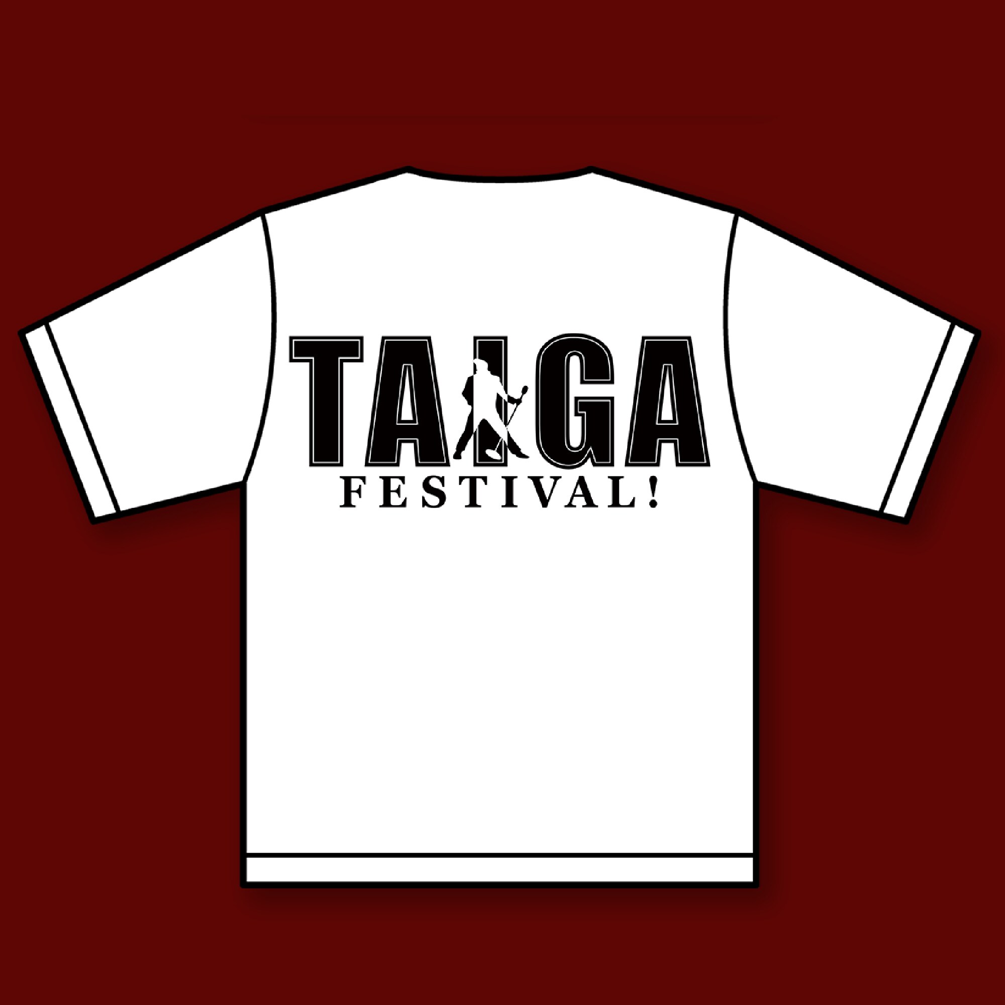 TAIGAフェス2022 Tシャツ ※白/黒2色【白】