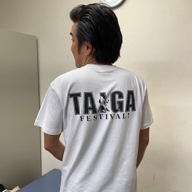 TAIGAフェス2022 Tシャツ ※白/黒2色【白】
