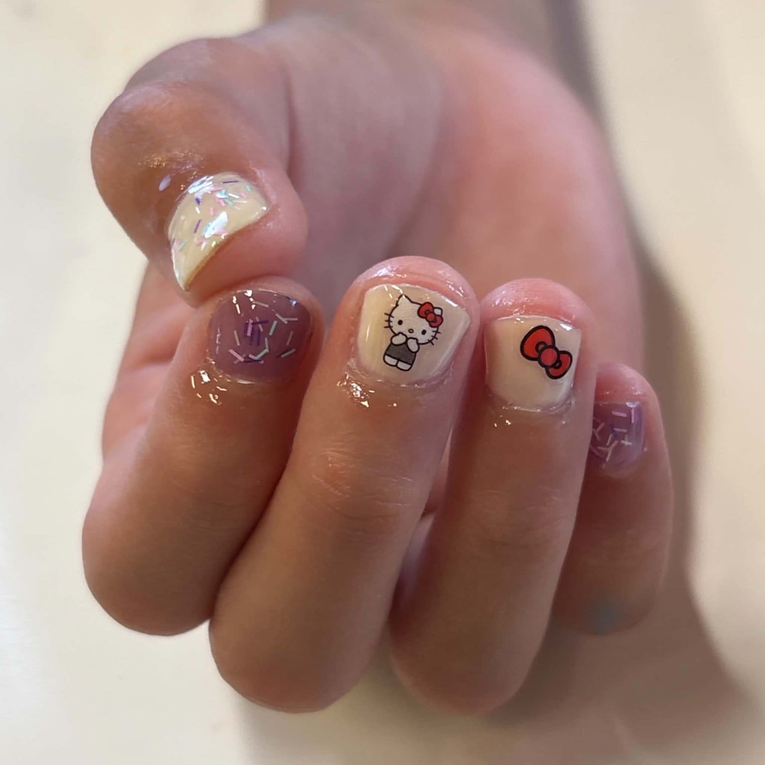 おすそわけマルシェキッズマニキュア