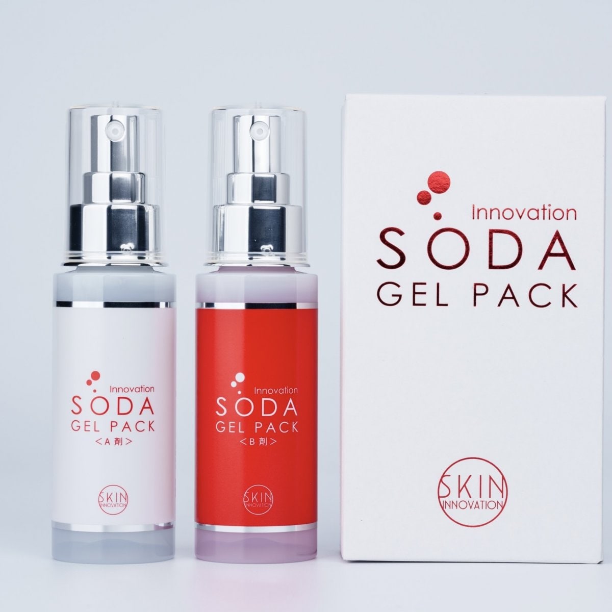 炭酸パック SODA Gel Pack 【A剤、B剤各80g】約15回分(お家エステ/ながら美容に)