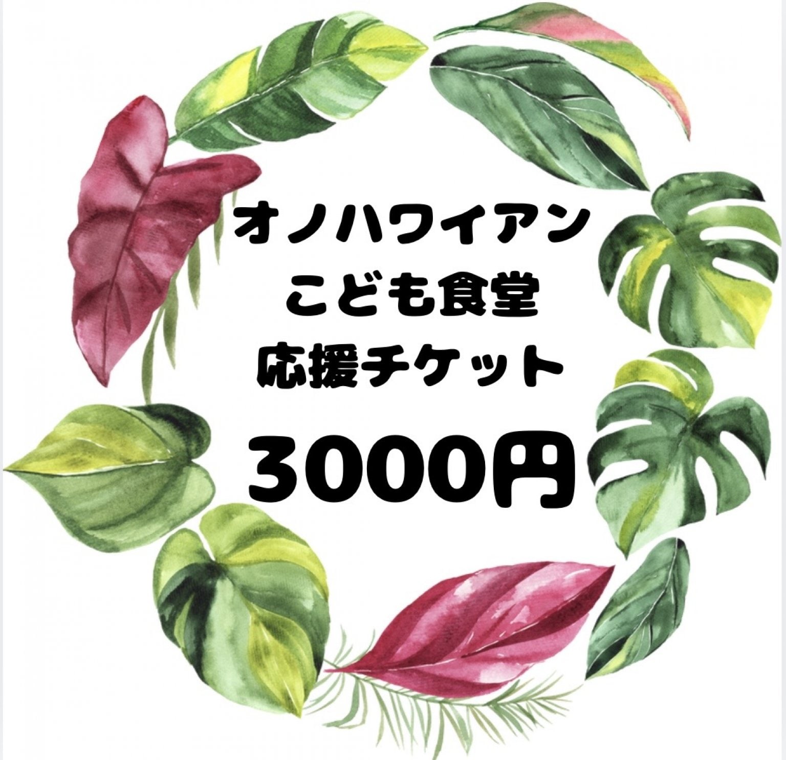 こども食堂応援チケット【3000円】