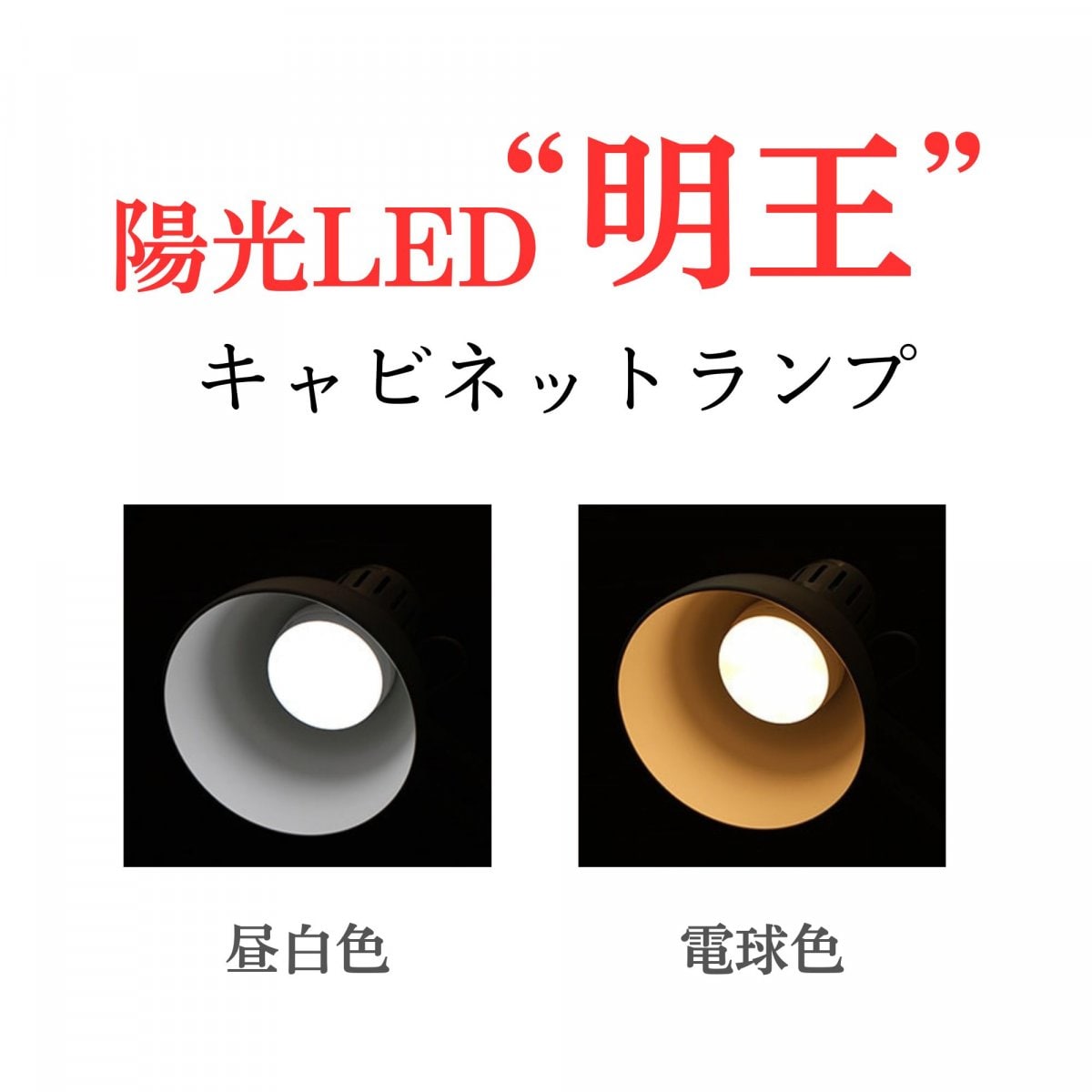 陽光LED照明「明王」キャビネットランプ
