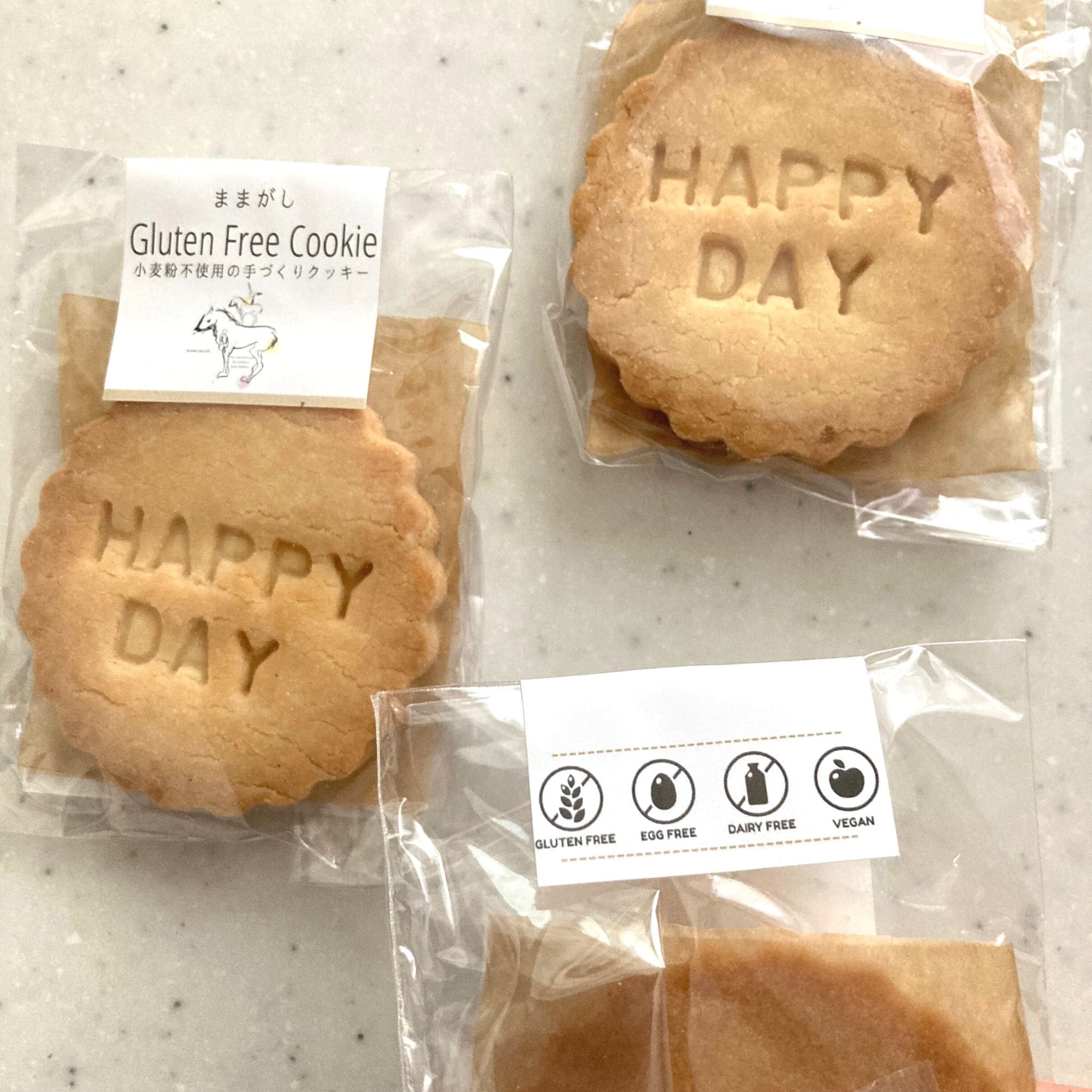 米粉のグルテンフリーメッセージクッキー (ご注文は5枚〜となります