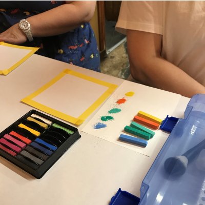パステルキット付き、ヒーリングアート体験会　