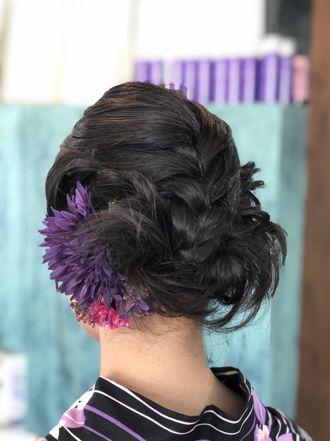 ８月２日　厚木あゆまつり限定　浴衣着付け＆ヘアセット