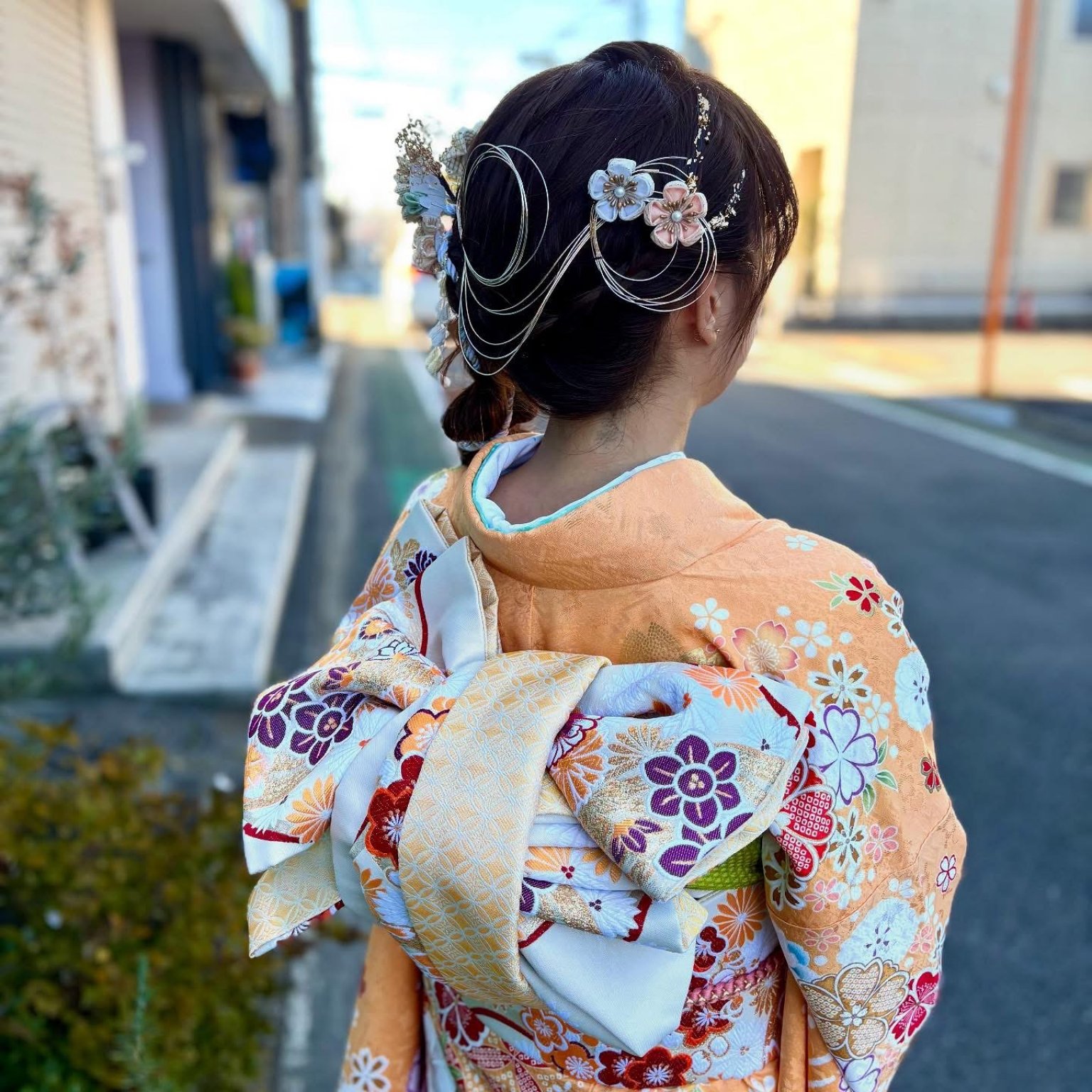 成人式ご予約　 京都着物友禅様優待券　[着付け・ヘアセット・メイク]