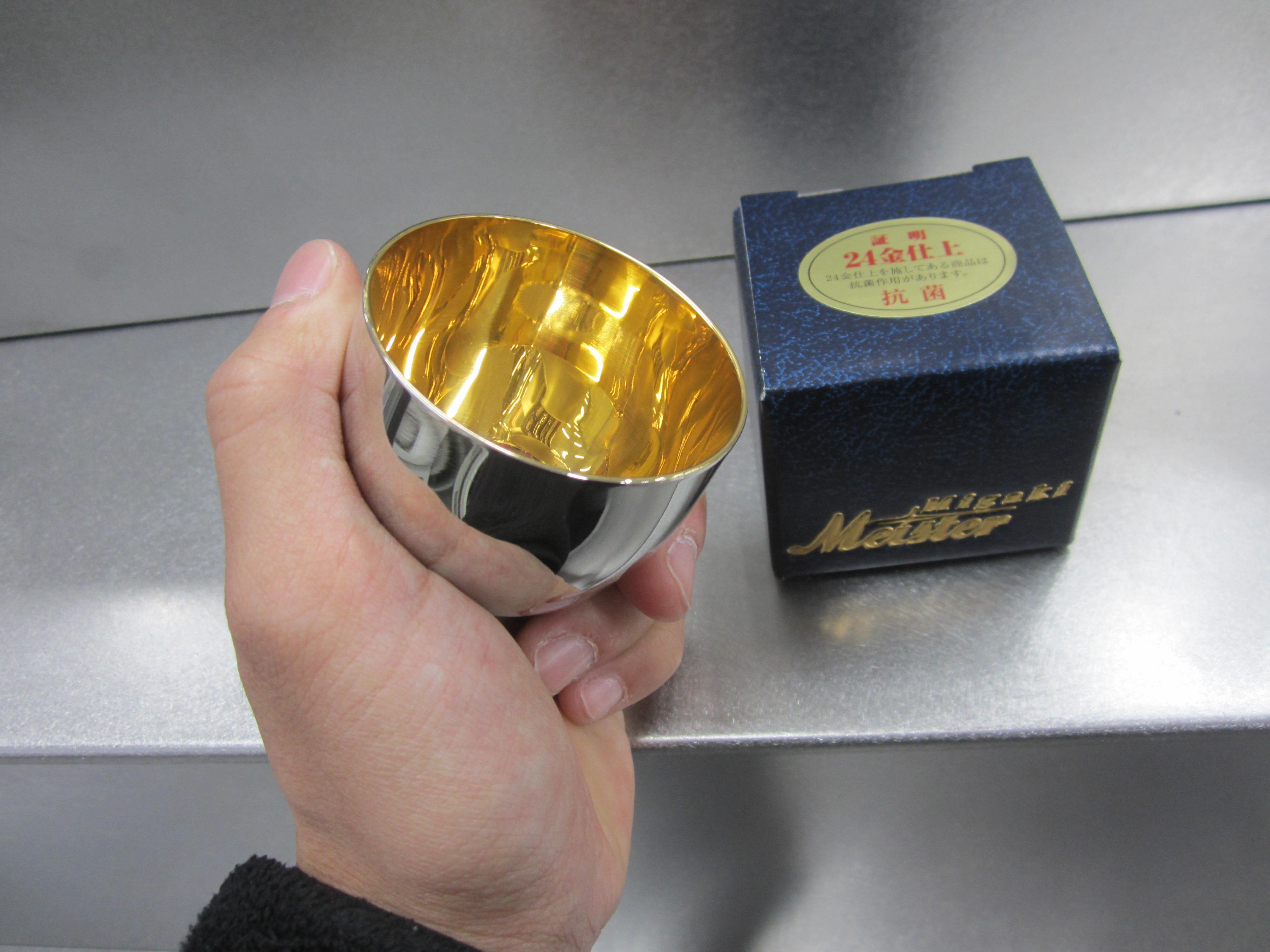 メイドイン燕の逸品 みがきマイスター ぐい吞み 85(ml)＜ユキワ