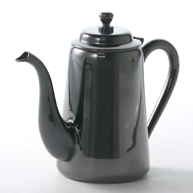 ユキワ M型コーヒーポット5人用/ミラーブラック