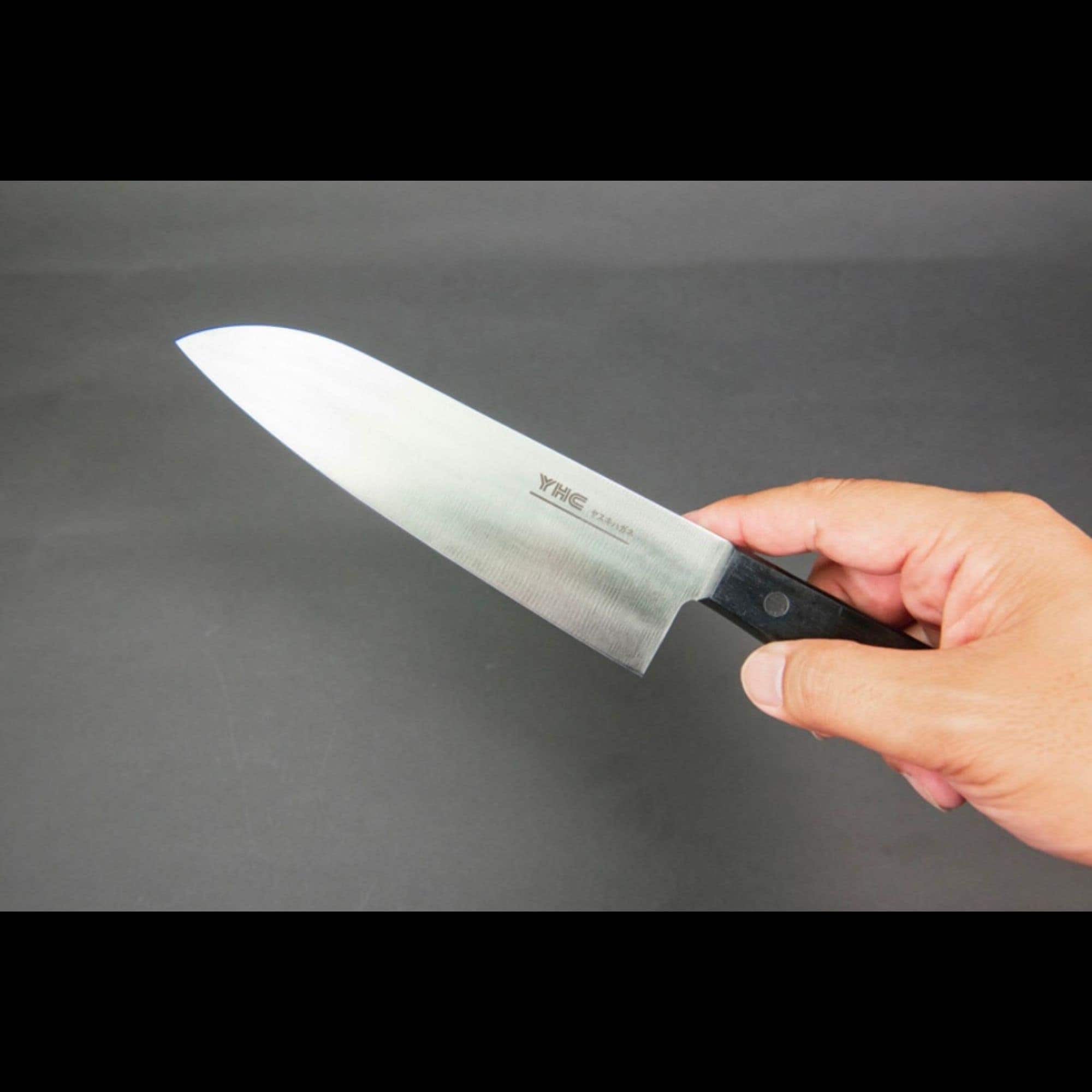 安来鋼（ヤスキハガネ） YHC 口金付三徳包丁 18cm 送料無料】三徳包丁/ヤスキハガネ（安来鋼）銀紙3号を使用
