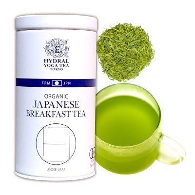 Japanese Breakfast Tea(50g缶入)｜オーガニック抹茶入りグリーンティー｜最高の目醒めを。｜Original Blend of Organic Matcha & Green Tea 1st Flush|国産オーガニックティー通販HYDRAL YOGA TEA