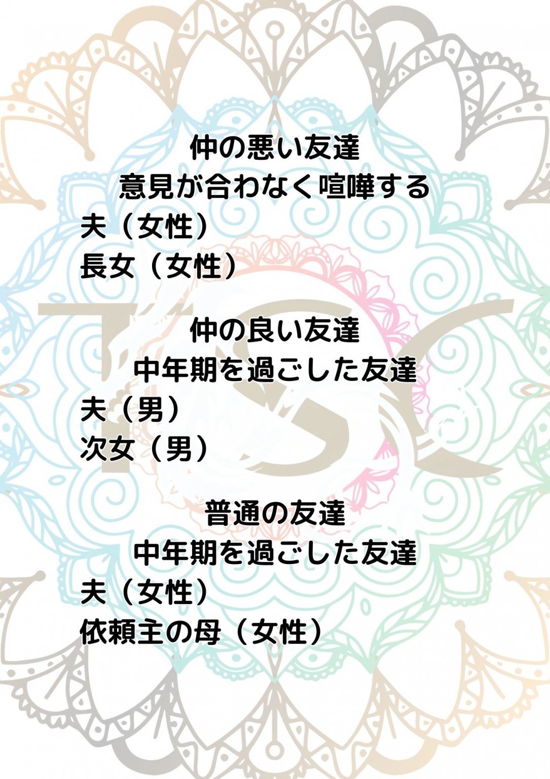 前世の絆リーディング