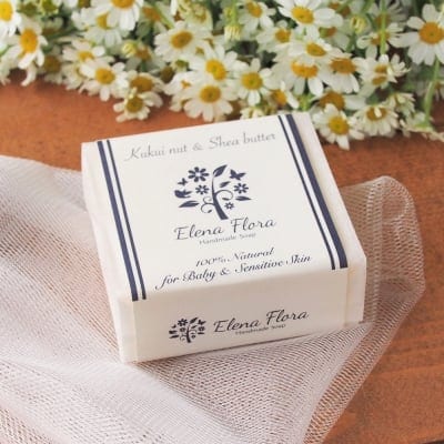 【敏感肌の方、赤ちゃんのための石けん】ククイナッツ＆シアバターソープ（無香料）