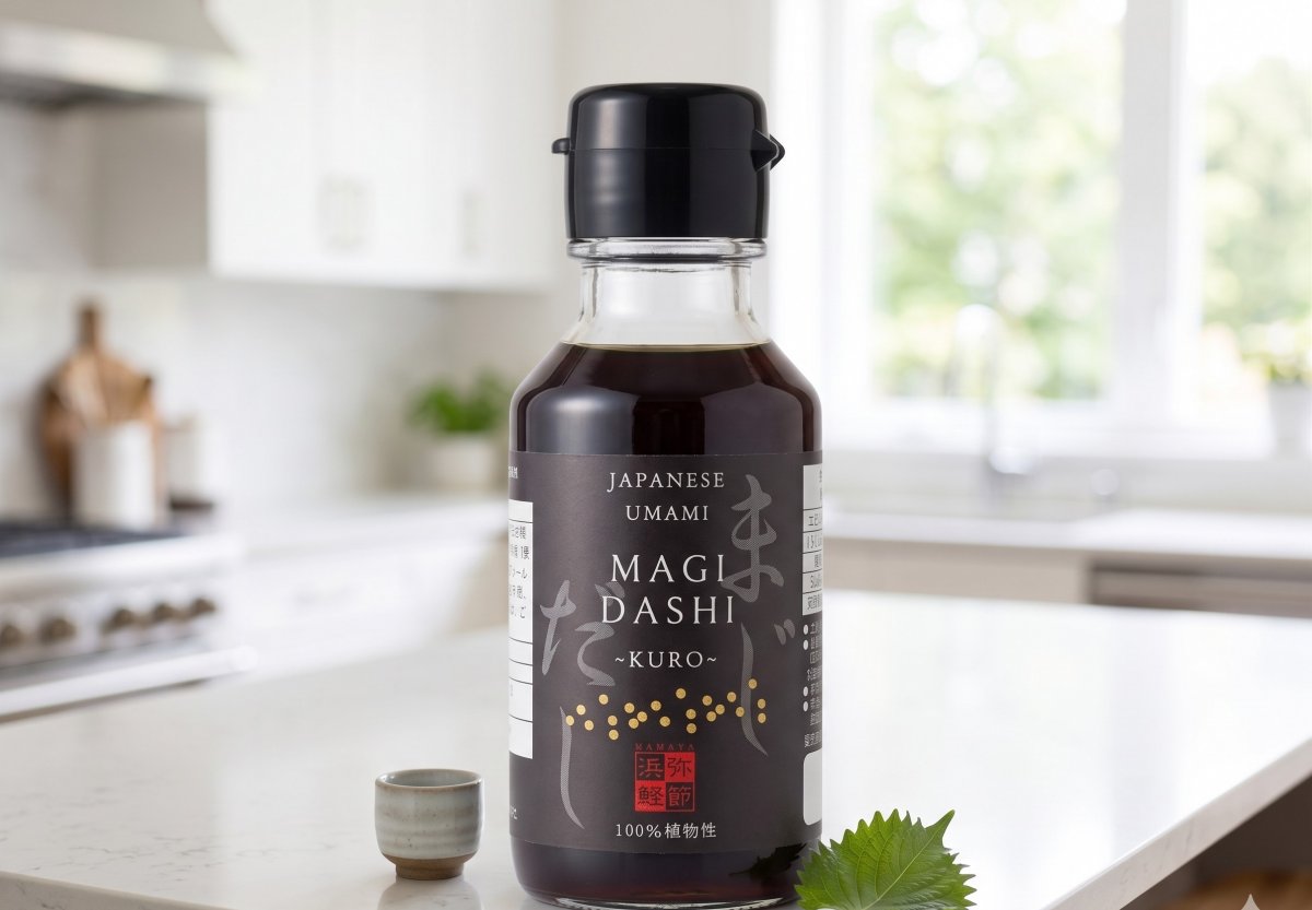 ◎ヴィーガン対応 ◎めんつゆ MAGI DASHI -マジダシ- 100%植物性万能つゆ 100cc◎ヴィーガンということを忘れるほどの美味しさ◎釜めし･煮物の味付けにも◎動物性原料、着色料、香料不使用◎