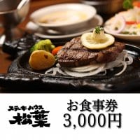 お食事券　3,000円