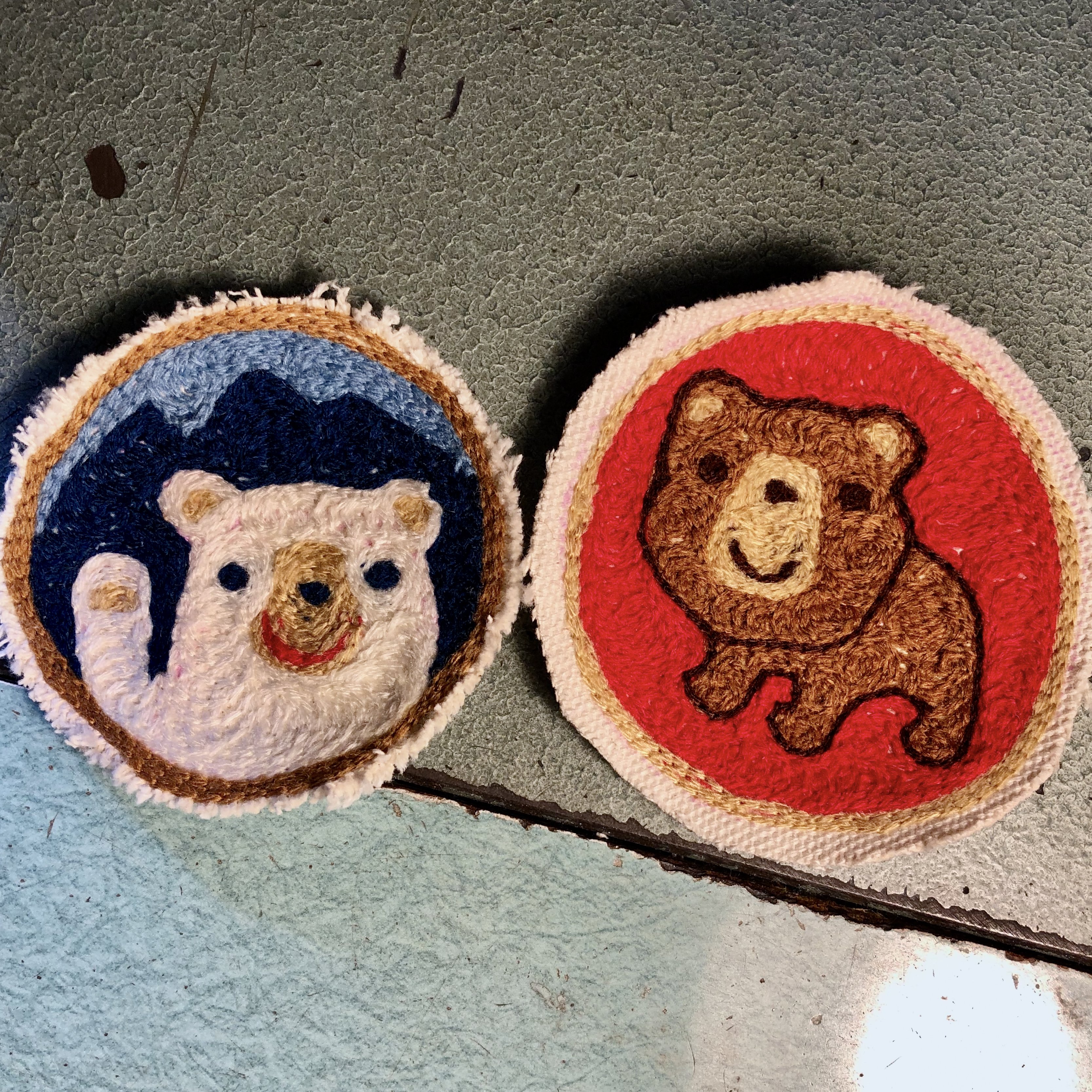 チェーンステッチ刺繍 ワッペン Sサイズ