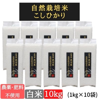白米10kg【魚沼産|自然栽培米コシヒカリ】新潟自然栽培米通販/ミノリ農産