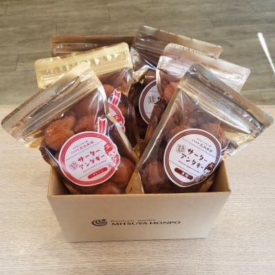 【ツクツク限定セット】三矢サーターアンダギー小粒5個×6袋(プレーン味3個･黒糖味3個)