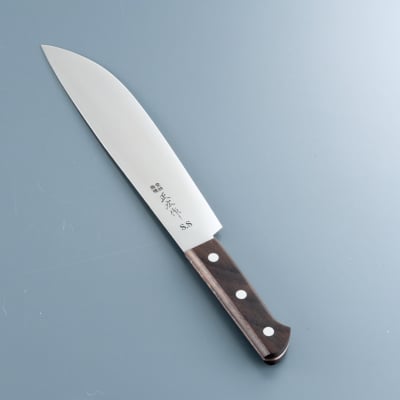 正広作 ステンレス鋼 頭オトシ(中・大型魚解体包丁)(片刃) 23.5(㎝)