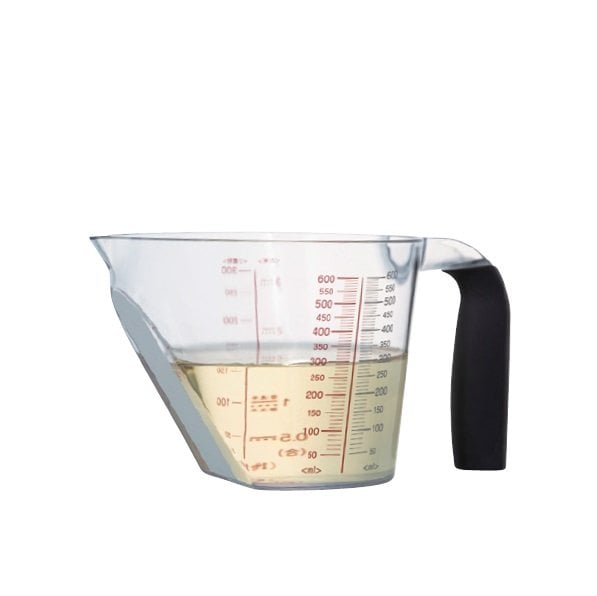 上から測れる洗いやすい計量カップ DH-8128(600ml）