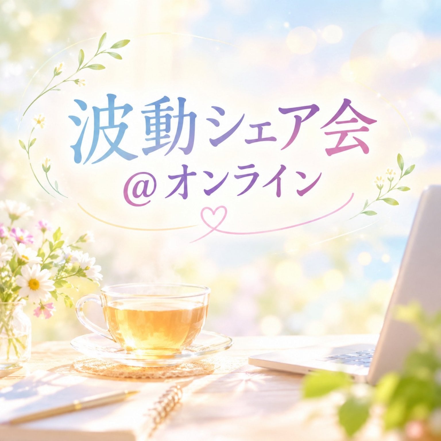 10月24日（土）15：00～波動シェア会＠オンライン