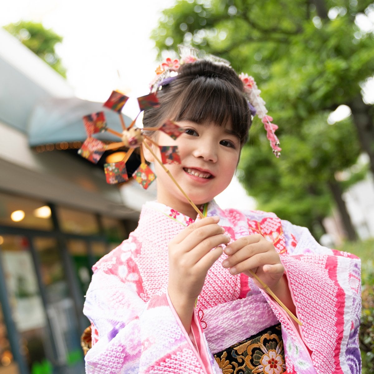 【 ミナヨの衣装レンタルあり！スタジオ撮影のみプラン 】7歳向け・七五三記念撮影