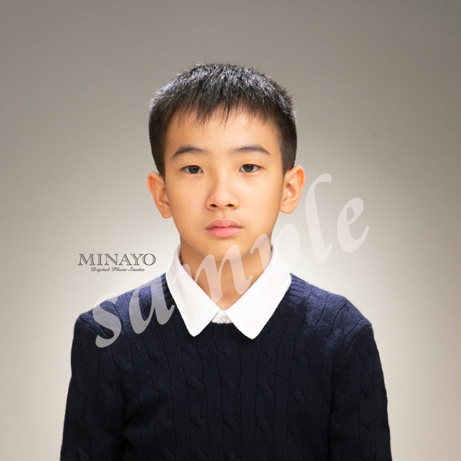 【 受験用証明写真・2ポーズ分　きほん撮影料金】　