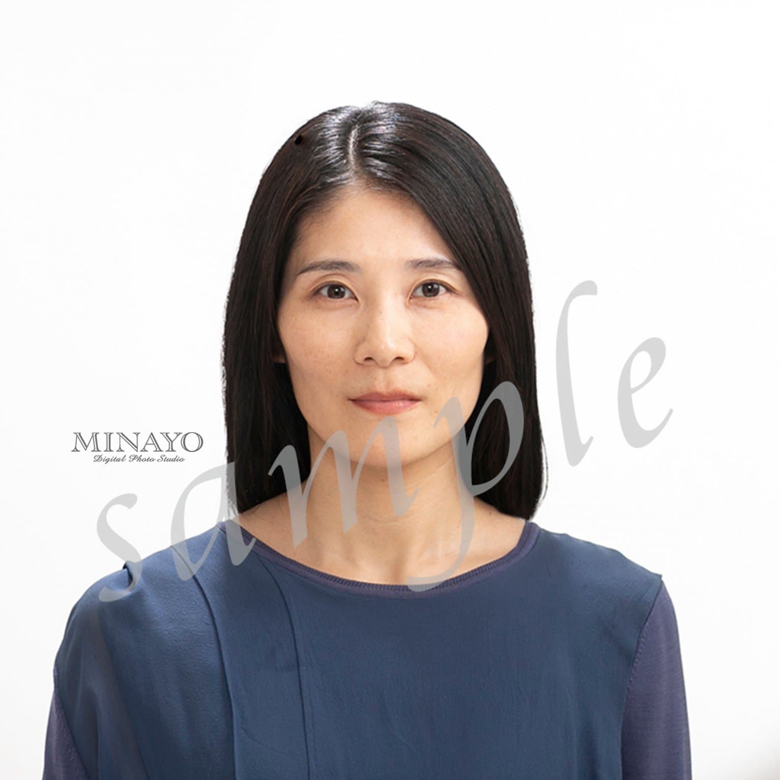 ミライコンパス対応可【 修整済み・デジタル データ】3×4cm　450×600px　就活・転職・受験用