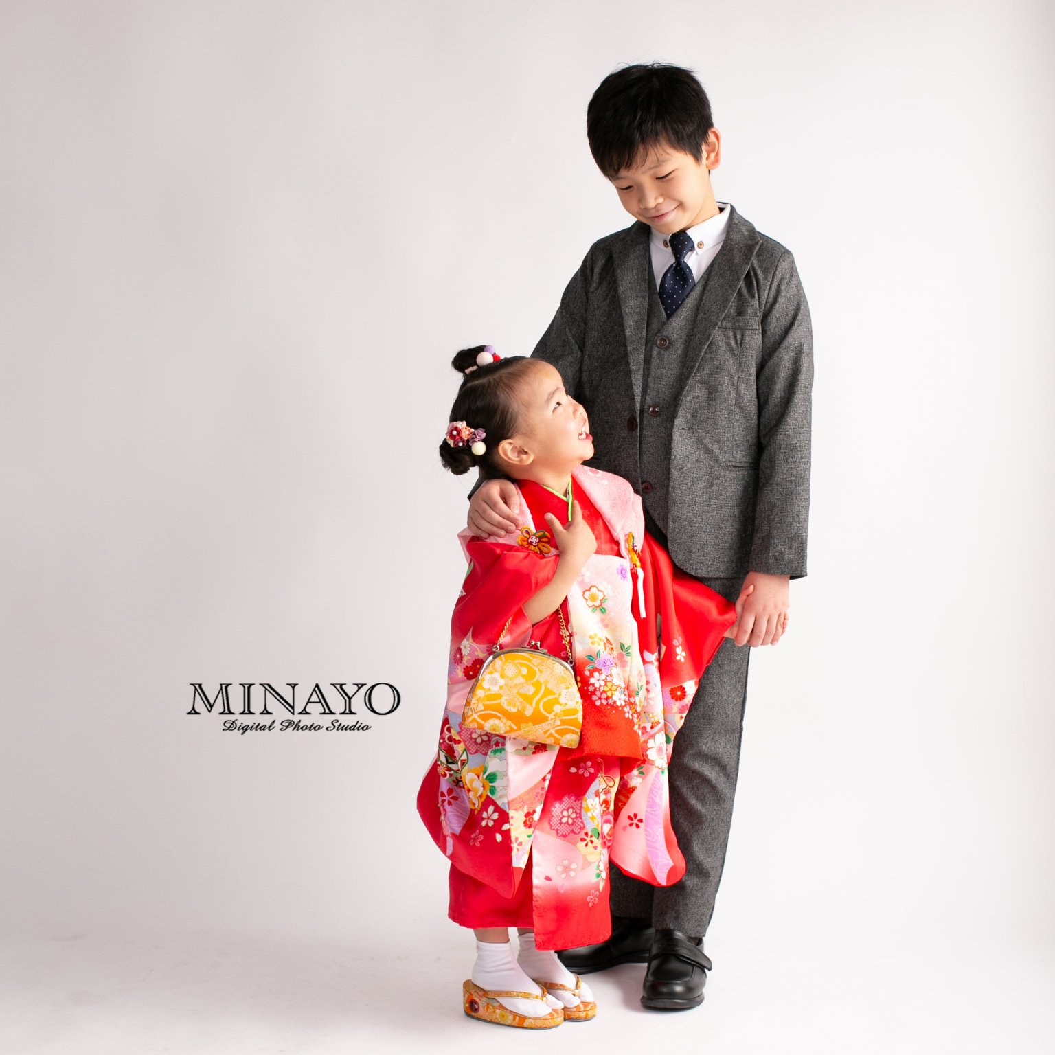 【 ミナヨの衣装レンタルあり！！スタジオ撮影のみプラン 】3歳向け・七五三記念撮影