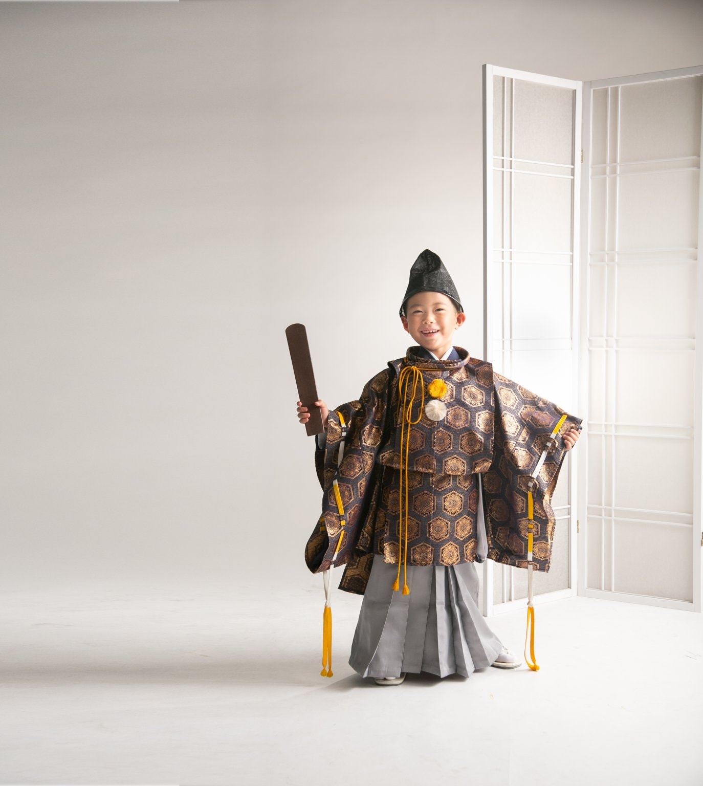【兜・水干オプション付き！ミナヨの衣装レンタルで撮影も！お出かけも！まるっとプラン】５歳向け・七五三記念撮影