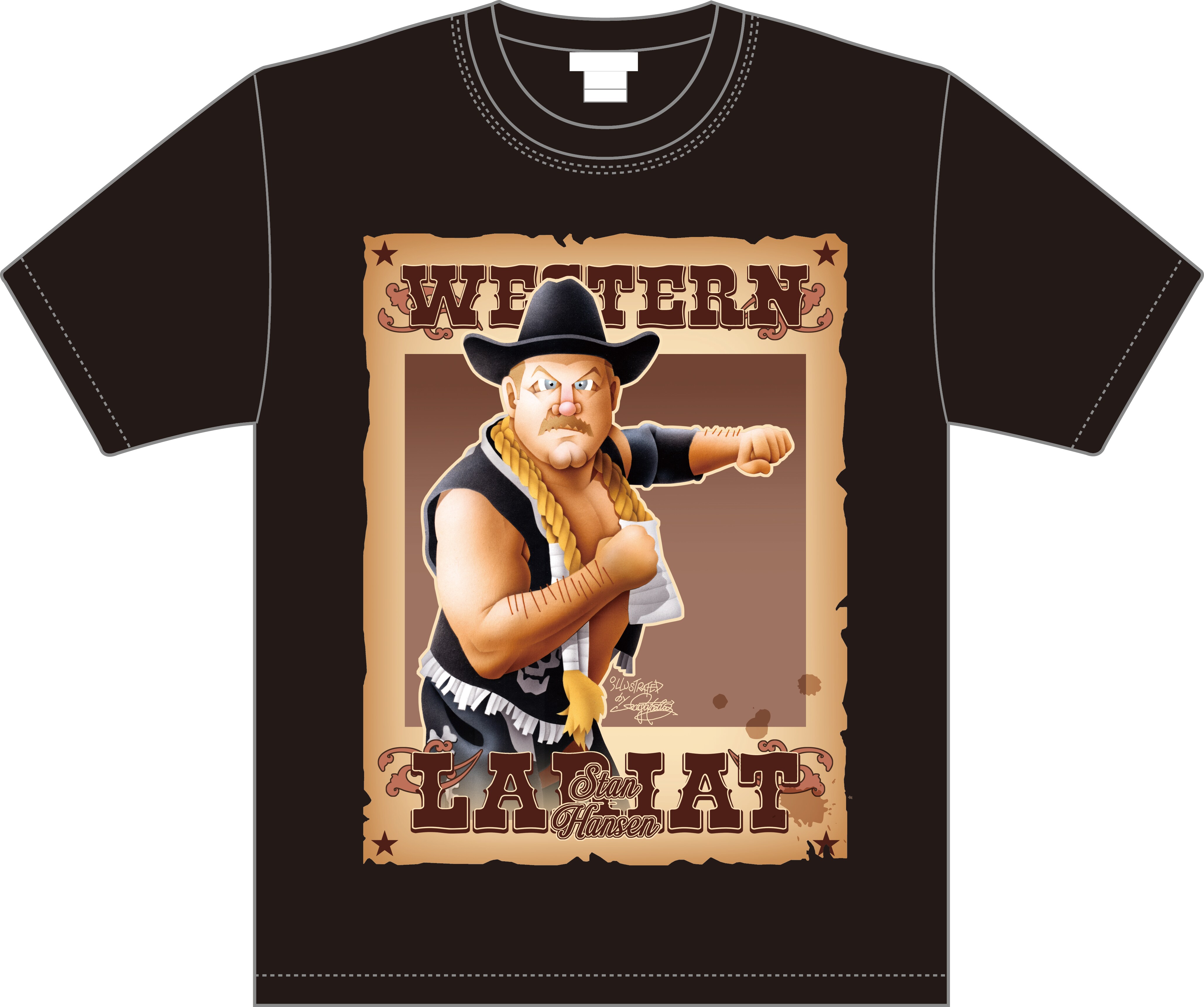 スタン・ハンセンイラストTシャツ