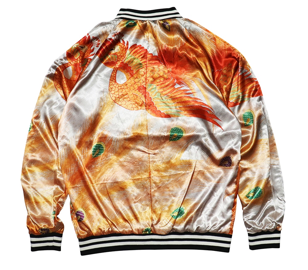 ジャイアント馬場 刺繍スカジャン[鳳凰ガウン]