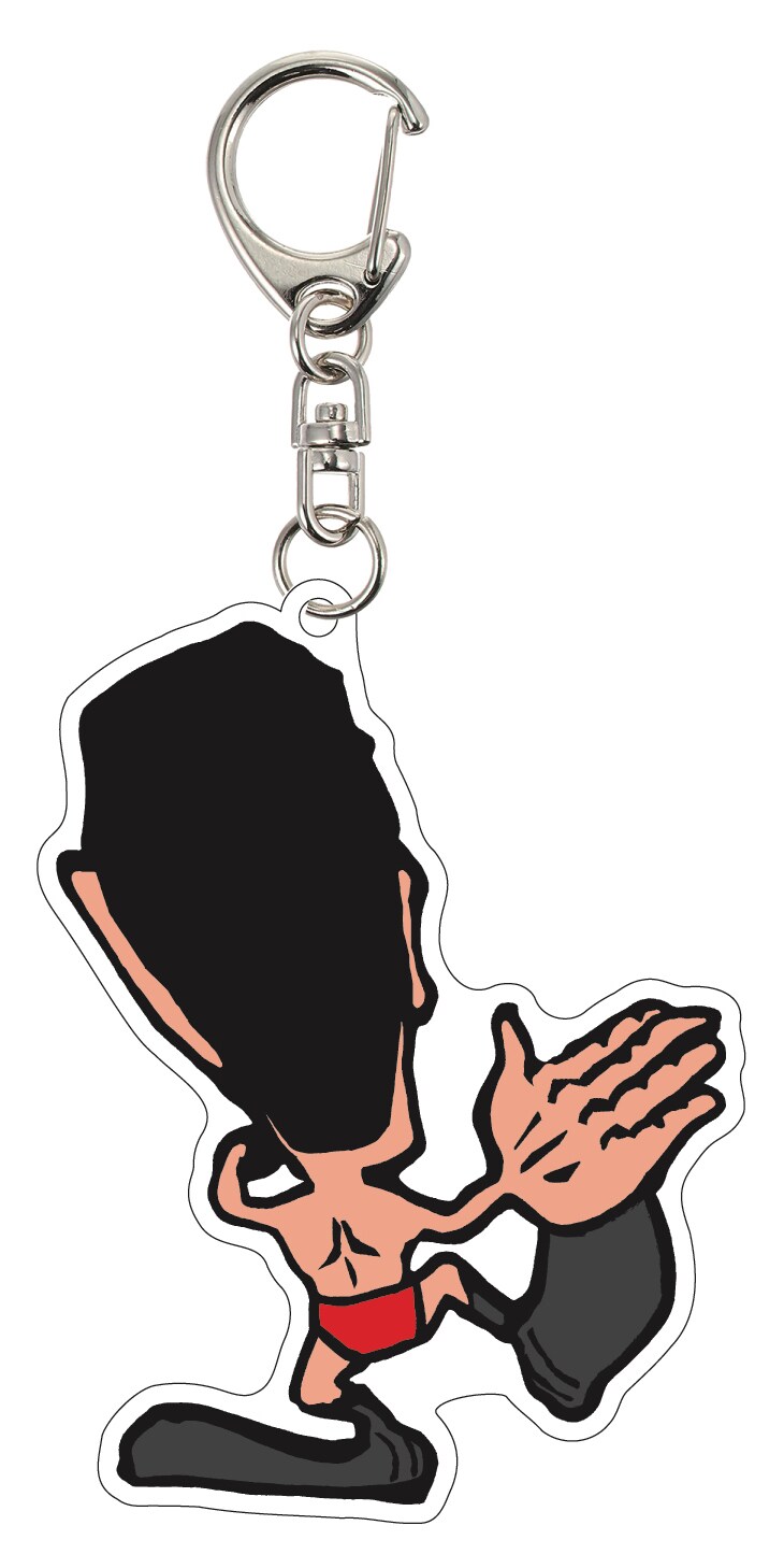 ジャイアント馬場イラストアクリルキーホルダー