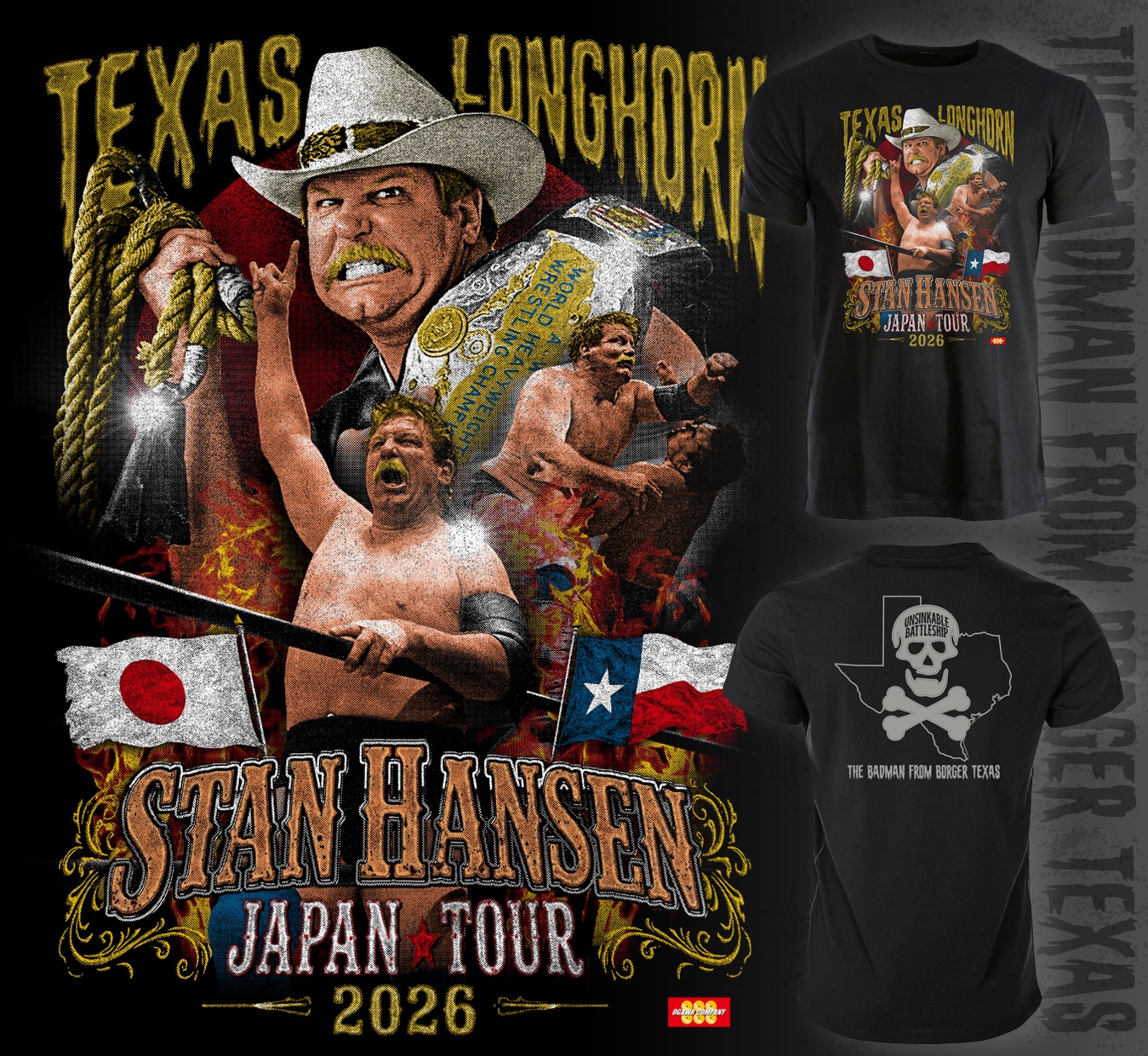 Stan Hansen Japan Tour 2026 Tシャツ